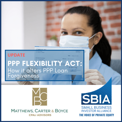 MCB Partners with SBIA to Present Webinar on PPP Flexibility Act: How It Alters Loan Forgiveness
