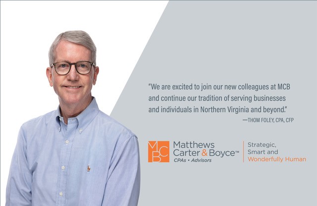 Matthews, Carter & Boyce Welcomes Thom Foley and The Foley Group